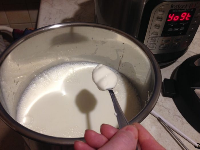 jogurt i mleko w garnku instantpot