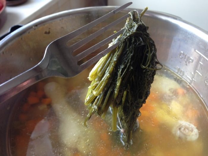 ugotowana zupa koperkowa w instantpocie