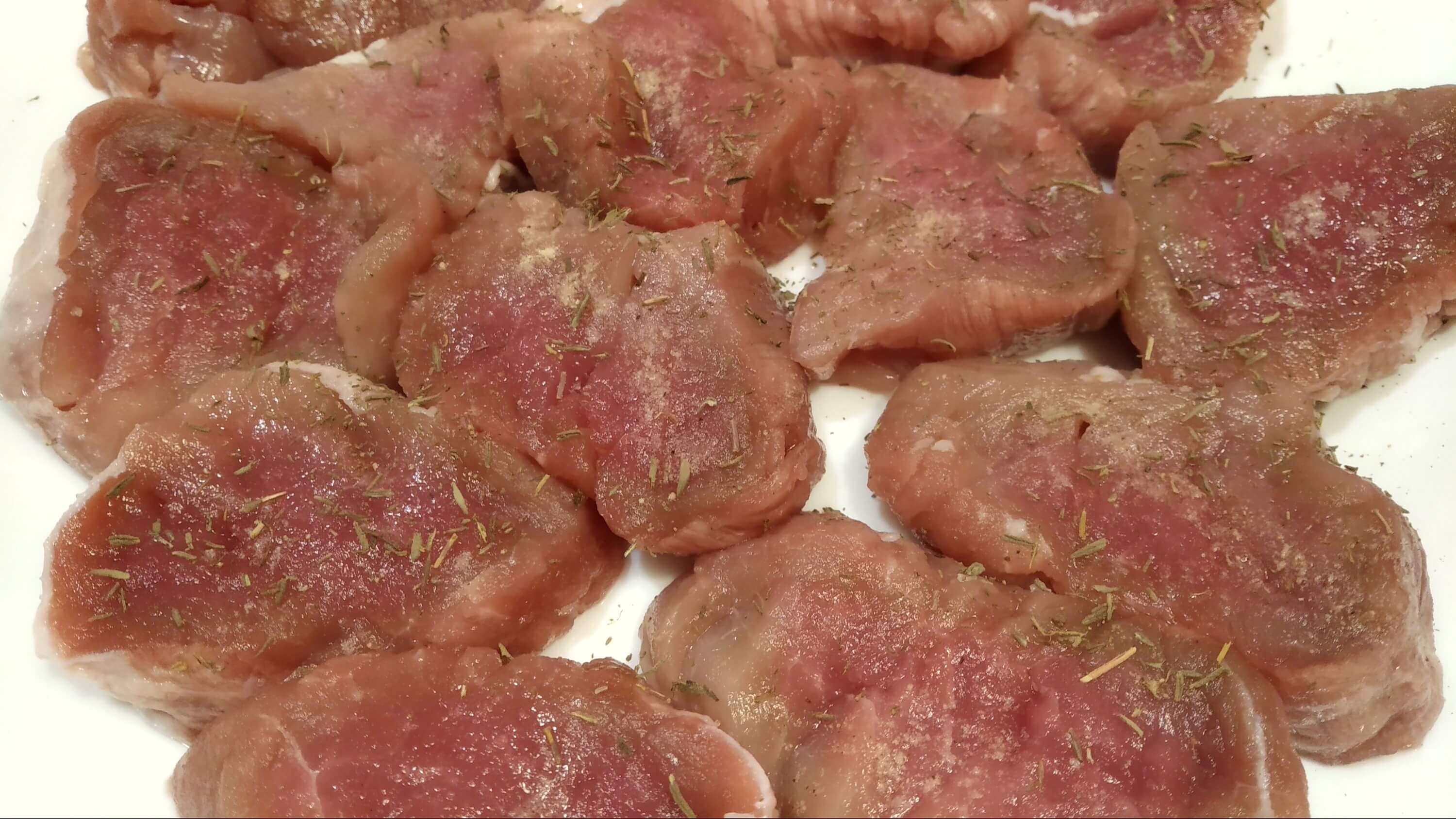 raw pork tenderloin with spices and herbs - instant pot club