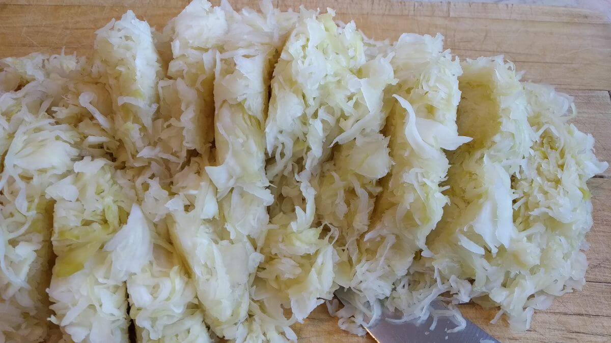 chopped Sauerkraut