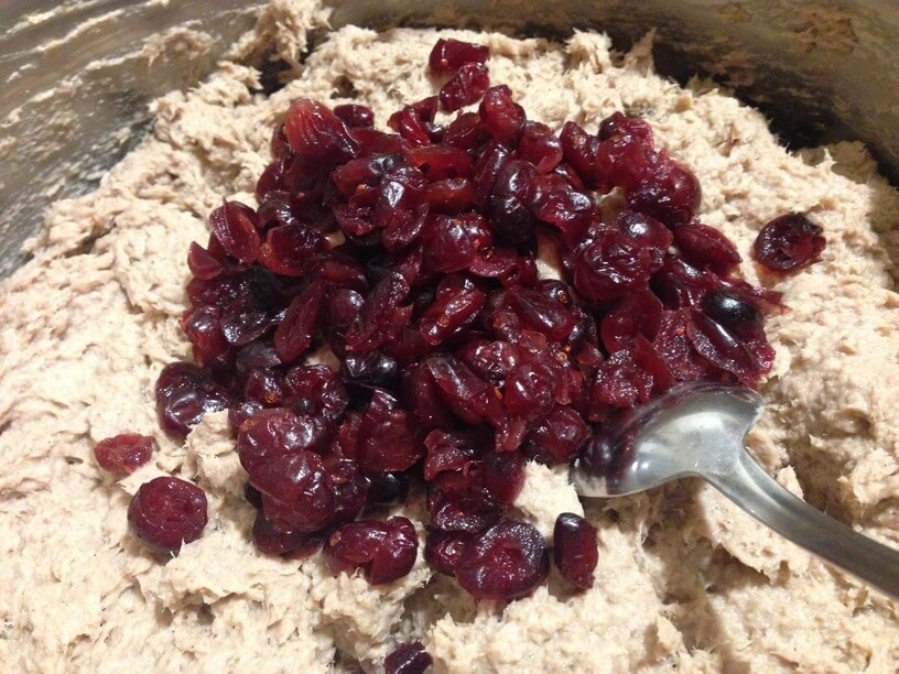 pate and cranberries inside the instant pot