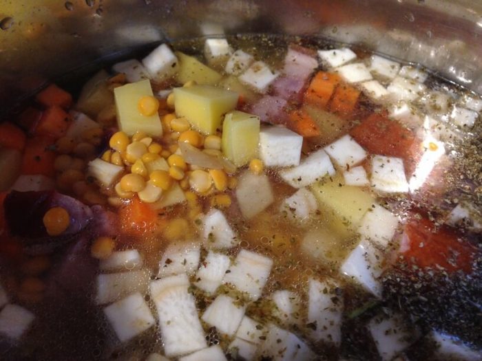 zupa grochowa w instant pot
