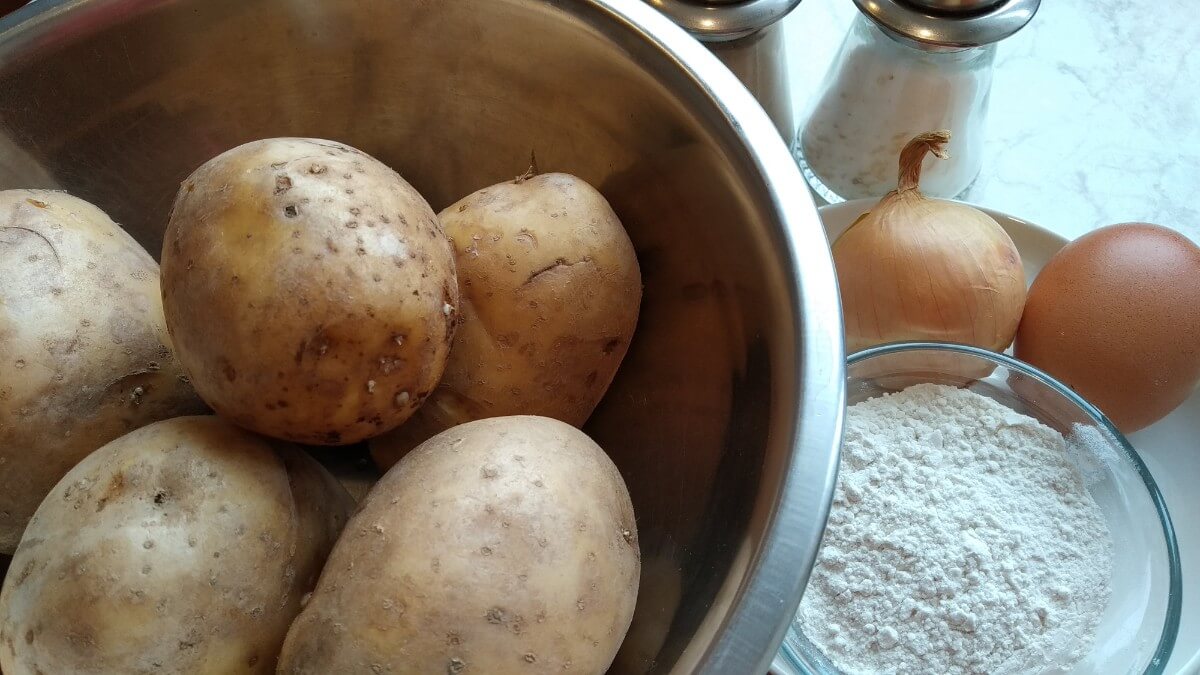 ingredients for potato pancake - instant pot club