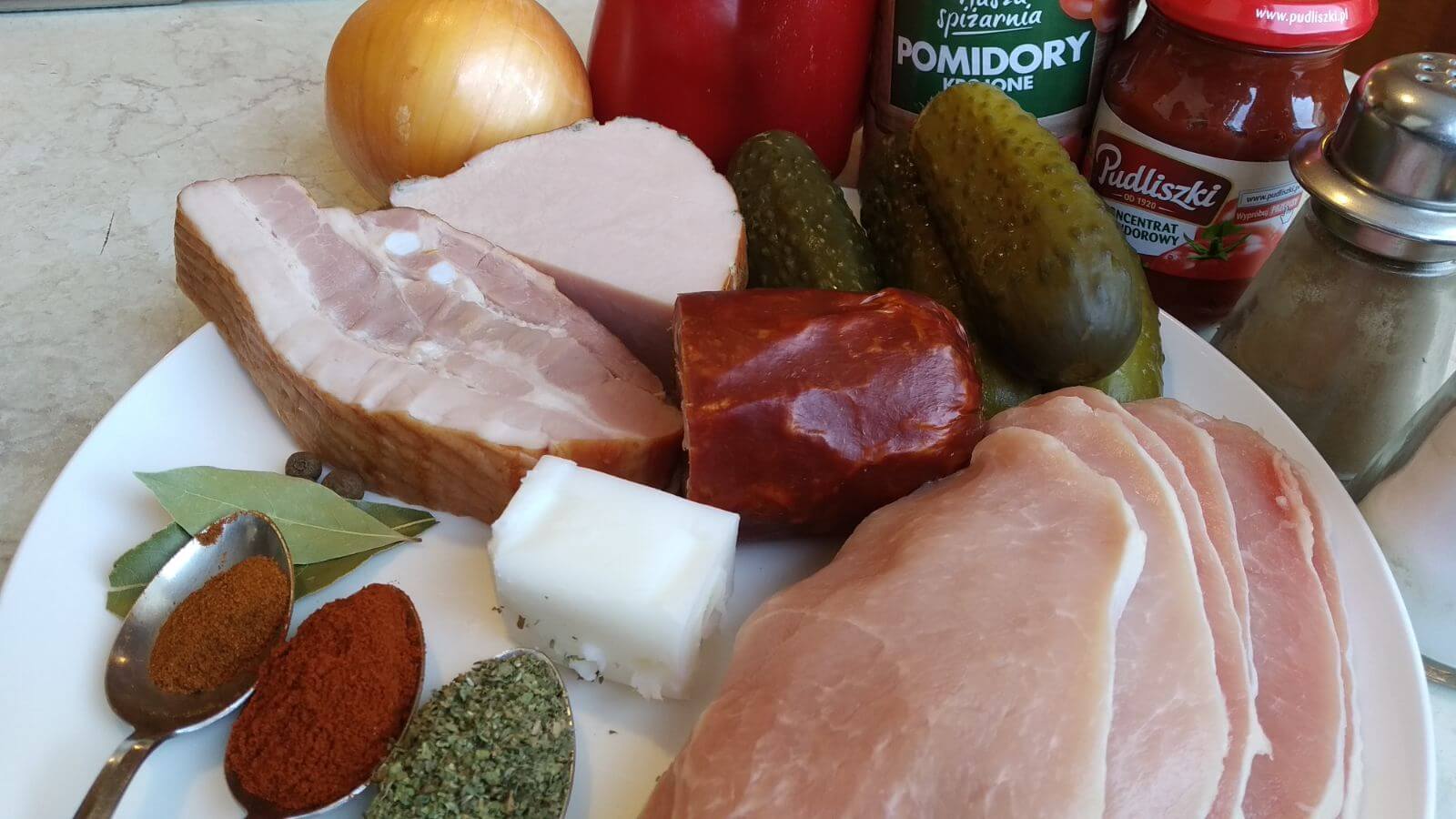 ingredients for forszmak made in instant pot